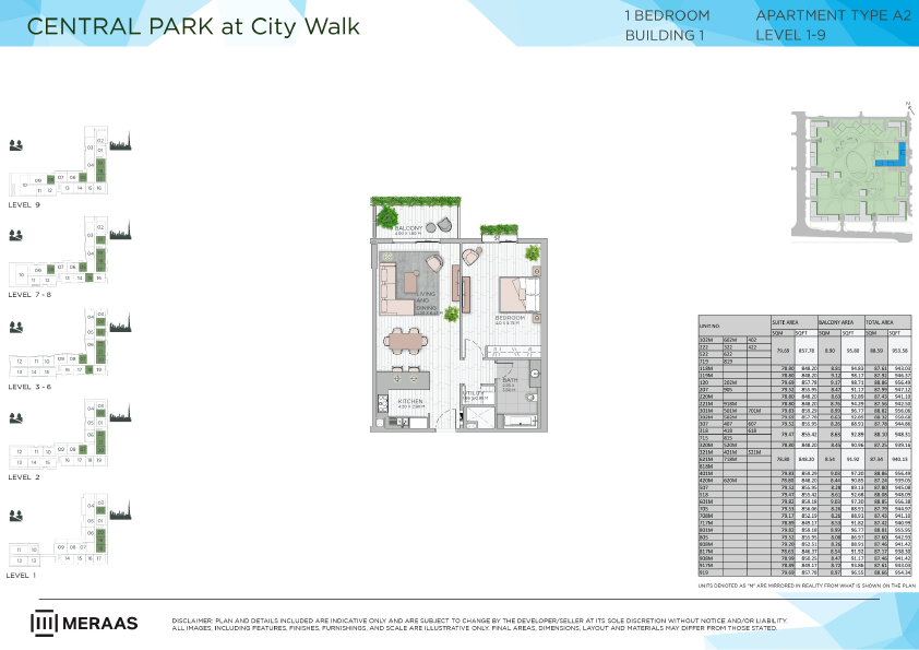 Floor plan -  -  Central Park by MERAAS  - etamea.com