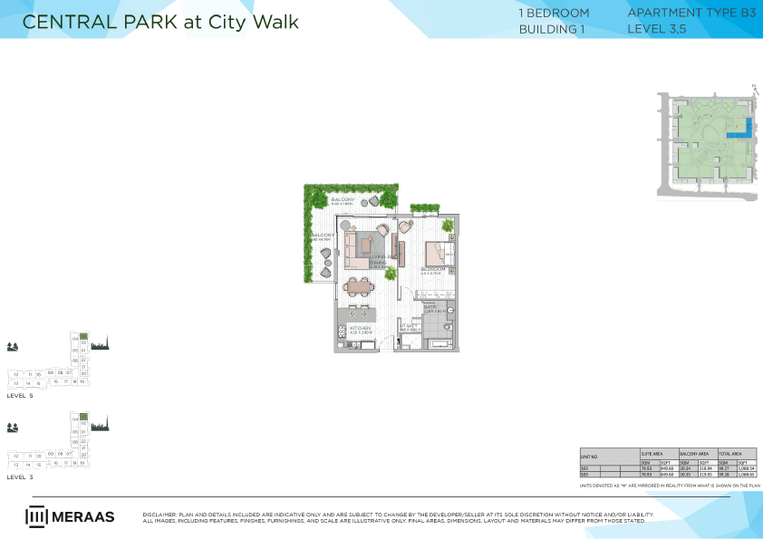 Floor plan -  -  Central Park by MERAAS  - etamea.com