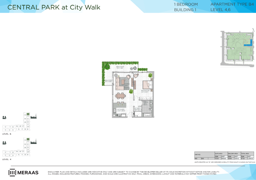 Floor plan -  -  Central Park by MERAAS  - etamea.com