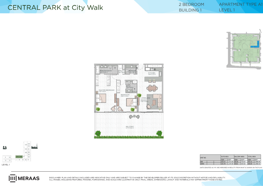Floor plan -  -  Central Park by MERAAS  - etamea.com