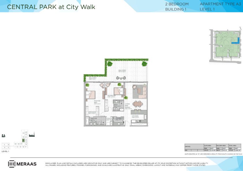 Floor plan -  -  Central Park by MERAAS  - etamea.com