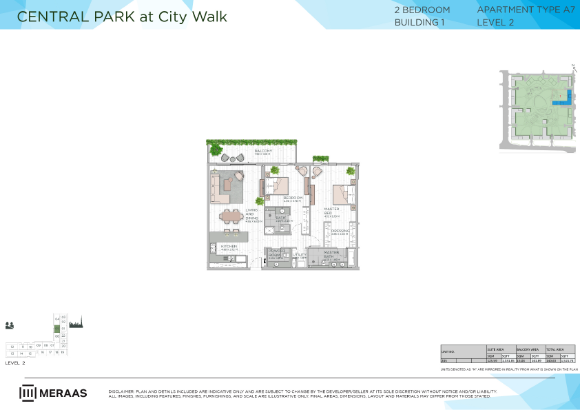 Floor plan -  -  Central Park by MERAAS  - etamea.com