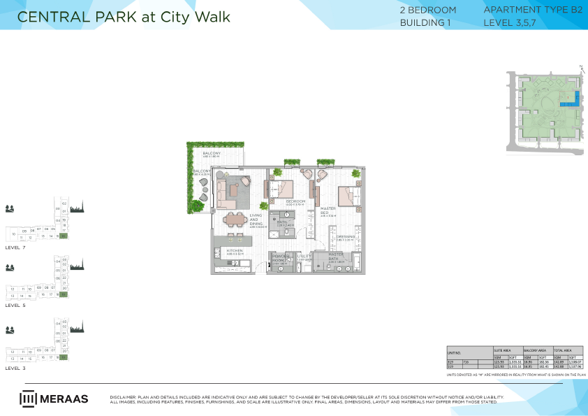 Floor plan -  -  Central Park by MERAAS  - etamea.com