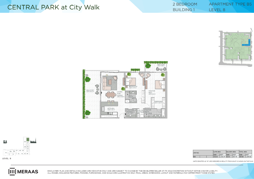 Floor plan -  -  Central Park by MERAAS  - etamea.com