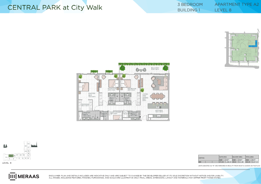 Floor plan -  -  Central Park by MERAAS  - etamea.com
