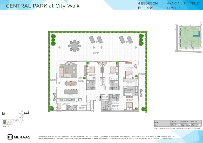 Floor plan -  -  Central Park by MERAAS  - etamea.com
